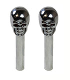 RACING POWER CO-PACKAGED R6275 Skull Door Lock Knobs Pr