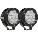 WESTIN 09-12007B-PR Axis LED Auxiliary Light Round Flood Pattern Pair