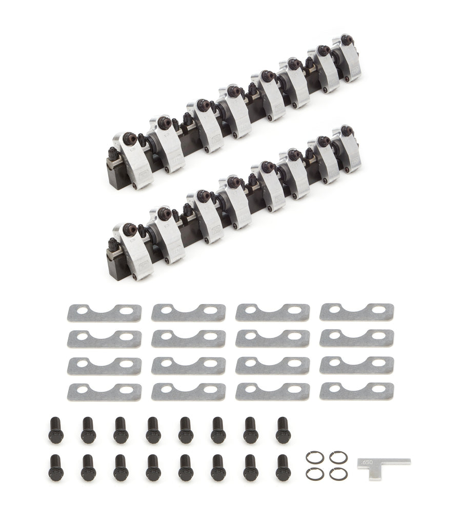 T AND D MACHINE 7322-1.75/1.75 SBF Shaft Rocker Kit w/TFS3 High Port Heads
