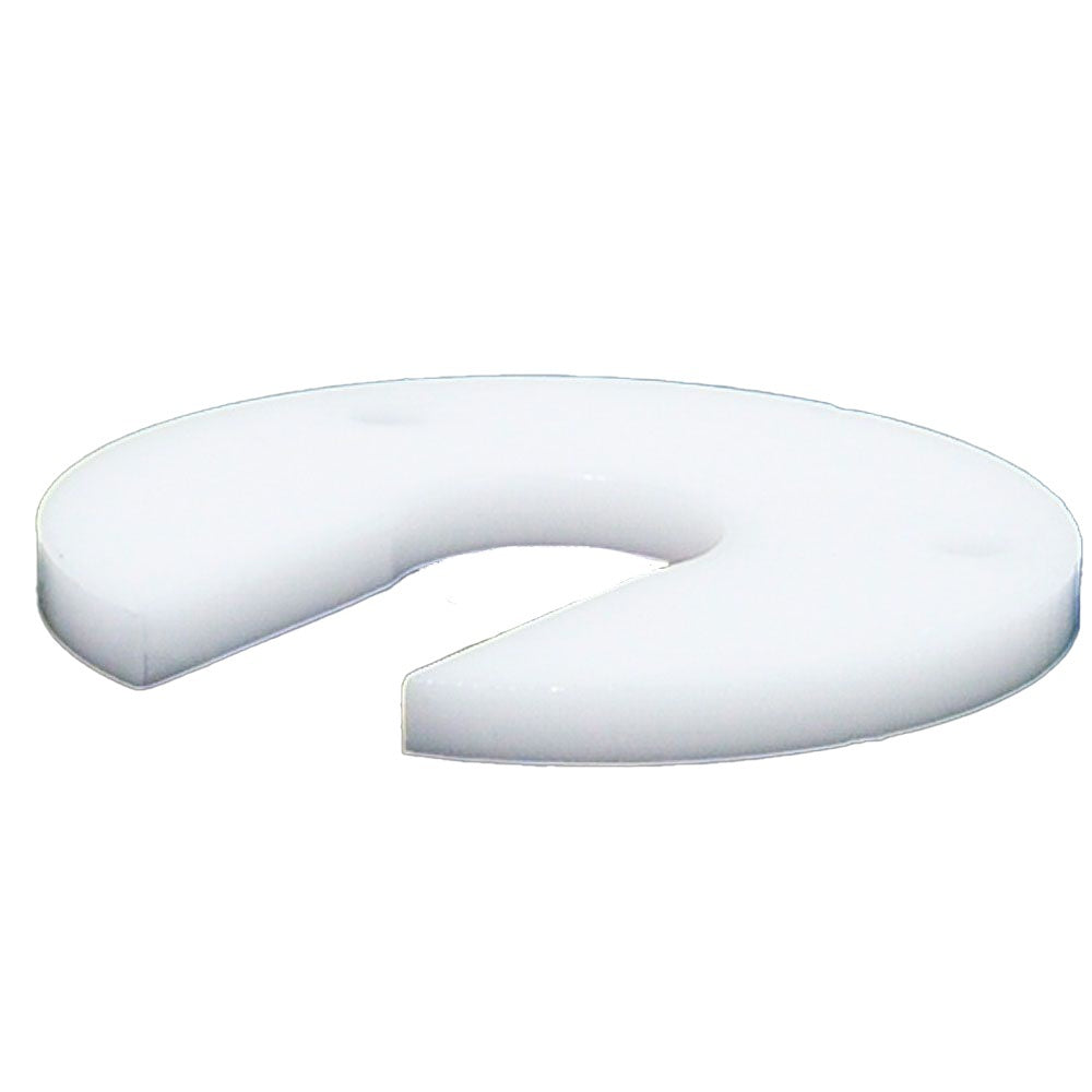 RE SUSPENSION RE-BR-PK16-125/10 RE Suspension Packer 16mm Bump Stop Shims - Set of 10, 0.125 Inch Thickness, White Plastic for 16mm Shafts