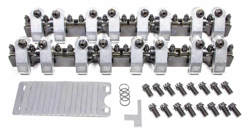 T AND D MACHINE 2150-160/150 SBC Shaft Rocker Arm Kit - 1.6/1.5 Ratio