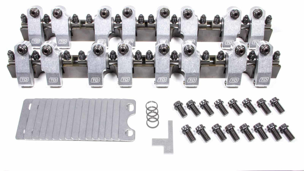 T AND D MACHINE 2251-170/160 SBC Shaft Rocker Arm Kit - 1.7/1.6 Ratio