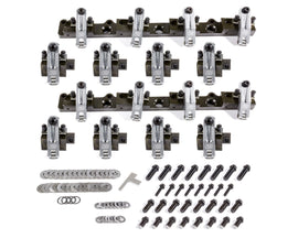 T AND D MACHINE 3142-170/170 BBC Shaft Rocker Arm Kit w/Brodix SR20 Heads