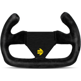 MOMO AUTOMOTIVE ACCESSORIES R1925C/27S MOD 27 Cut Steering Whel Black Suede Cut