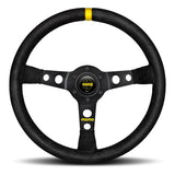 MOMO AUTOMOTIVE ACCESSORIES R1905/35S MOD 07 Steering Wheel Black Suede