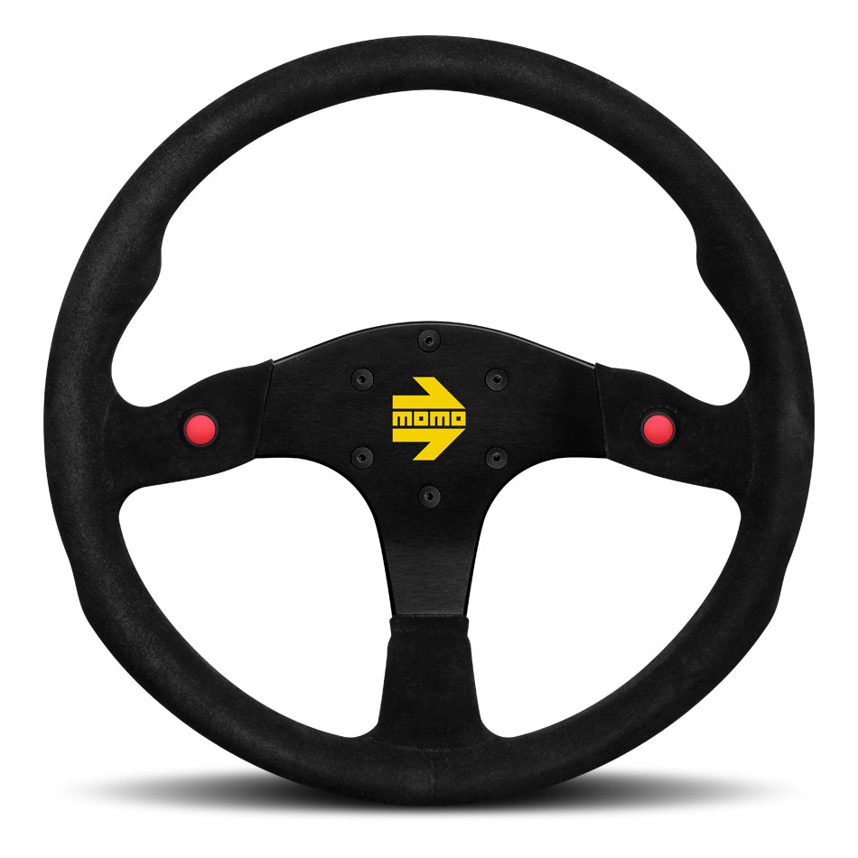 MOMO AUTOMOTIVE ACCESSORIES R1980/35S MOD 80 Steering Wheel Black Suede