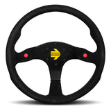 MOMO AUTOMOTIVE ACCESSORIES R1980/35S MOD 80 Steering Wheel Black Suede