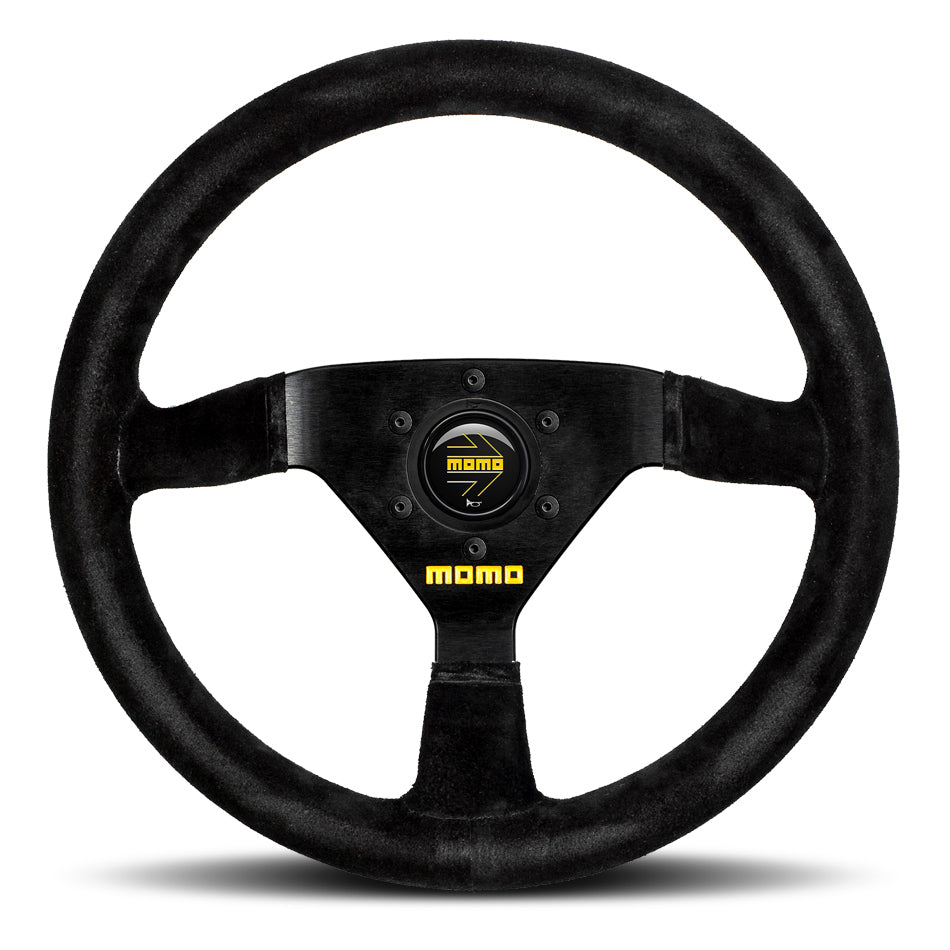 MOMO AUTOMOTIVE ACCESSORIES R1913/35S MOD 69 Steering Wheel Black Suede