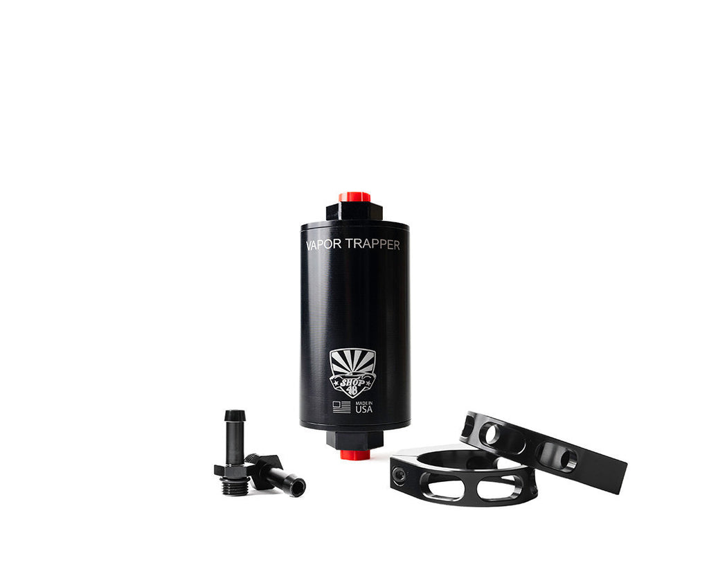 VAPOR TRAPPER VT4BLK-1/4-P Vapor Trapper Premium Install Package 4-Inch Black Clamps - Model VT4BLK-1/4-P