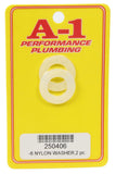 A-1 PRODUCTS 250406 AN-6 Poly Washer 2pcs