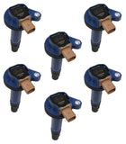 ACCEL 140646B-6 Coil - Ford 3.5L V6 EcoBoost 6pk - Blue