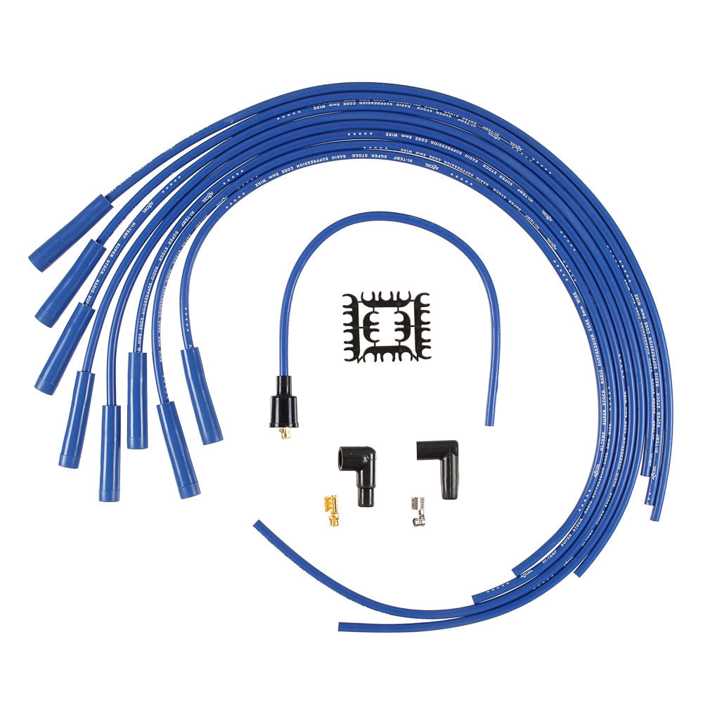 ACCEL 4040B 8mm Straight End Supp BLUE UNIVERSAL
