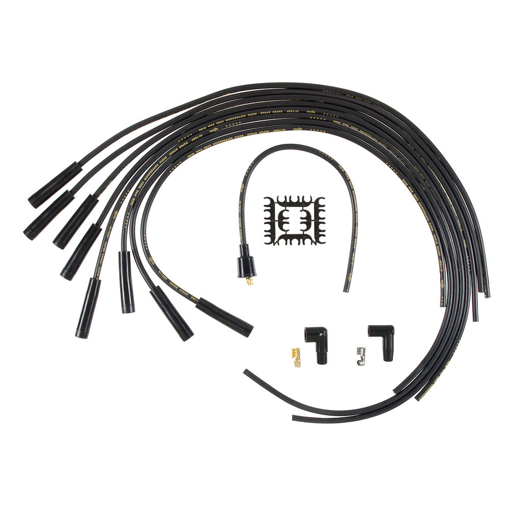 ACCEL 4040K 8mm Straight End Black UNIVERSAL