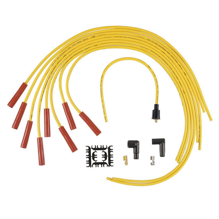 ACCEL 4040 8mm Straight End Supp YELLOW UNIVERSAL