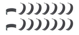 ACL BEARINGS 8B1227HC-STD Rod Bearing Set Coated SBF