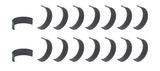 ACL BEARINGS 8B1227HXC-STD Rod Bearing Set Coated SBF