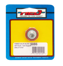 ADVANCED ENGINE DESIGN 5086 Power Valve Block-Off Plug