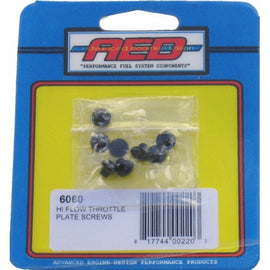 ADVANCED ENGINE DESIGN 6060 Hi-Flow Throttle Plate Screws (8)