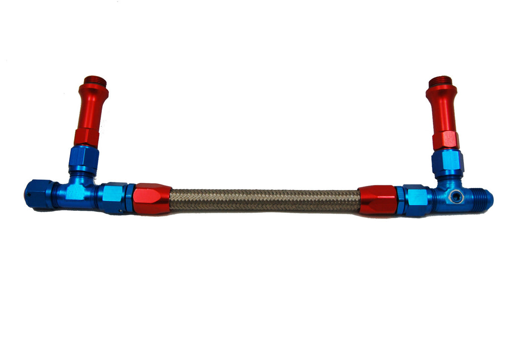ADVANCED ENGINE DESIGN 6095 Braided Fuel Line Kit - #6 Holley Carb.