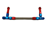 ADVANCED ENGINE DESIGN 6097 Braided Fuel Line Kit - #8 Holley Carb.