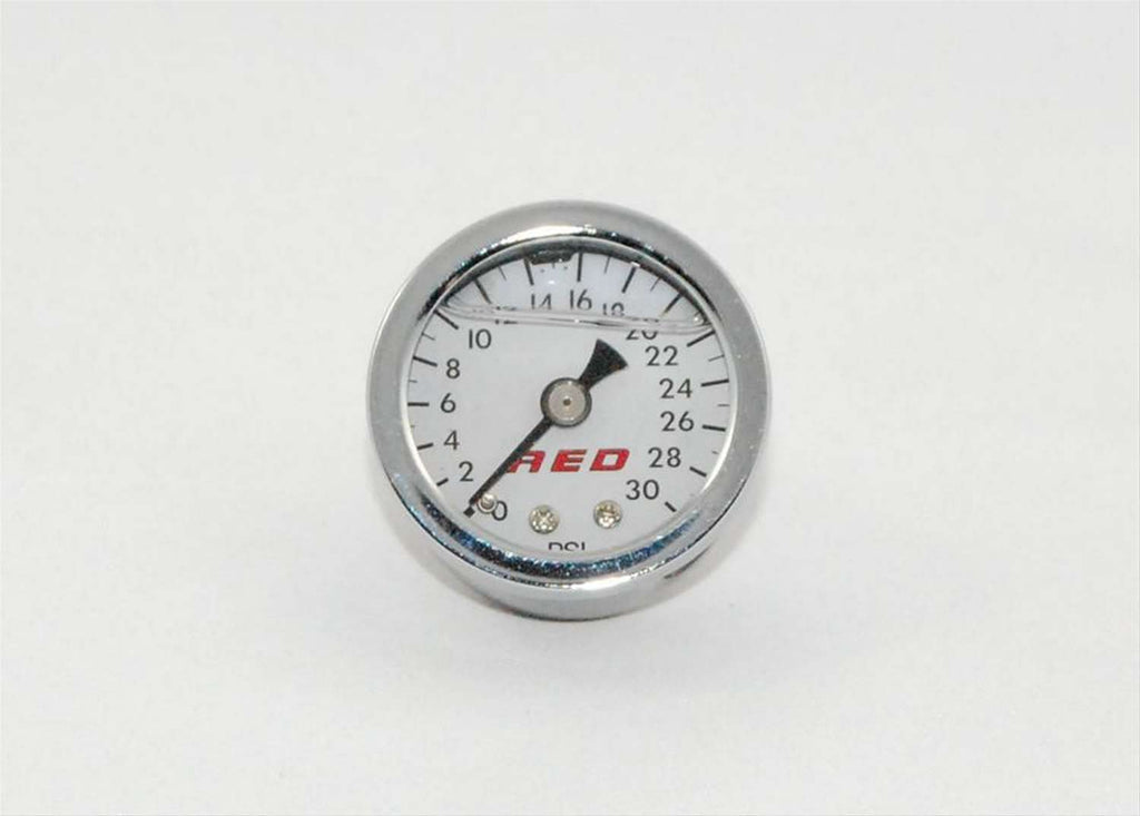 ADVANCED ENGINE DESIGN 6103 1-1/2 Fuel Press. Gauge 0-30psi Liquid Filled