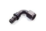 AEROQUIP FBL1533 #8 90 Degree Socketless Black