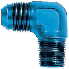 AEROQUIP FBM2039 AEROQUIP FBM2039 90 Degree Aluminum Adapter - 10 AN Male to 1/2 inch NPT Male