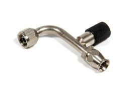 AEROQUIP FCE1832 90 Degree -6 A/C Fitting w/Charge Port