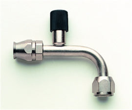 AEROQUIP FCE1833 90 Degree -8 A/C Fitting w/Charger Port