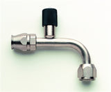 AEROQUIP FCE1833 90 Degree -8 A/C Fitting w/Charger Port