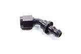 AEROQUIP FCL1522 #6 45 Degree Socketless Black