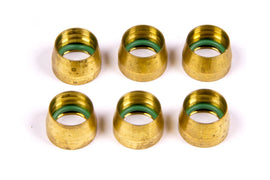 AEROQUIP FCM2431 -8 Replacement A/C Brass Sleeves (6pk)