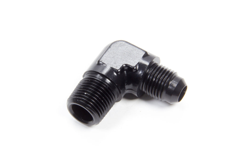 AEROQUIP FCM5035 90 Deg Alum #6 Flare 3/8 in Black