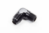AEROQUIP FCM5037 90 Deg Alum #8 Flare 3/8 in Black
