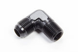 AEROQUIP FCM5039 90 Deg Alum #10 Flare 1/2in Black