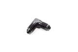 AEROQUIP FCM5186 #3 Flare 90 Deg Elbow Union Black