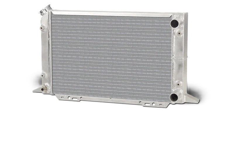 AFCO RACING PRODUCTS 80104NA AFCO Racing Products Radiator for Volkswagen Scirocco - 21.5 in W x 12.625 in H - Passenger Side Inlet and Outlet - Aluminum, Natural Finish