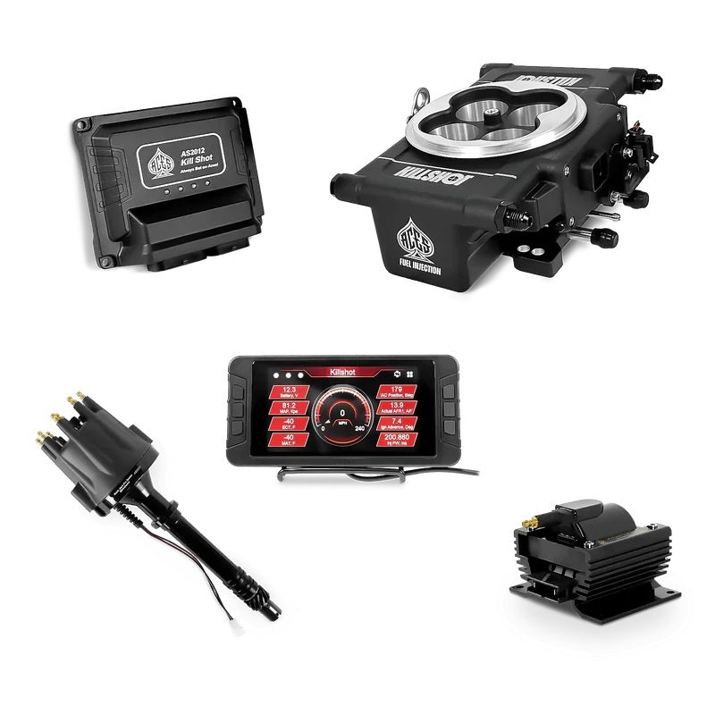 ACES FUEL INJECTION AS2012B-TEK1 Killshot EFI Top End Kit Black SBC/BBC