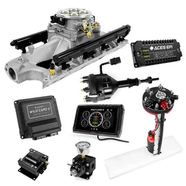 ACES FUEL INJECTION AY0439 ACES Fuel Injection Wild Card Sequential EFI Master Kit (500 HP) – High-Performance Fuel System for Enhanced Power