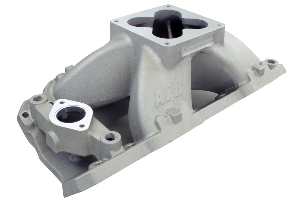 AIR FLOW RESEARCH 4901 AIR FLOW RESEARCH BBC 4901 18-Degree Aluminum Intake Manifold with 4500 Flange for Big Block Chevy