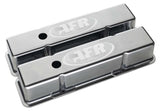 AIR FLOW RESEARCH 6704 SBC Tall Alum Valve Cvr Polished w/AFR Logo