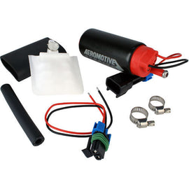 AEROMOTIVE 11542 340 Stealth Fuel Pump - Offset Inlet - Inline