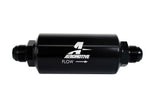 AEROMOTIVE 12388 10an Inline Fuel Filter 40 Micron 2in OD Black