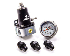 AEROMOTIVE 13130 EFI Regulator & Gauge Kit w/Fittings