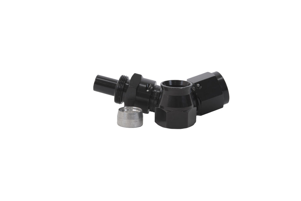 AEROMOTIVE 15354 8an 45-Degree PTFE Hose Black