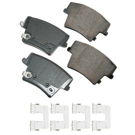 AKEBONO BRAKE CORPORATION ACT1057 Brake Pads Rear Dodge 05 -18 Challenger Charger