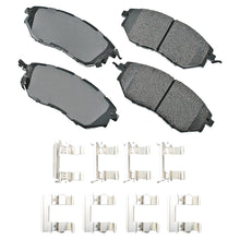 Load image into Gallery viewer, AKEBONO BRAKE CORPORATION ACT1078A ProACT Ultra-Premium Bra ke Pads - Front