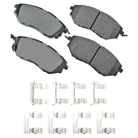 AKEBONO BRAKE CORPORATION ACT1078A ProACT Ultra-Premium Bra ke Pads - Front