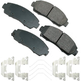 AKEBONO BRAKE CORPORATION ACT1089A ProACT Ultra-Premium Bra ke Pads - Front