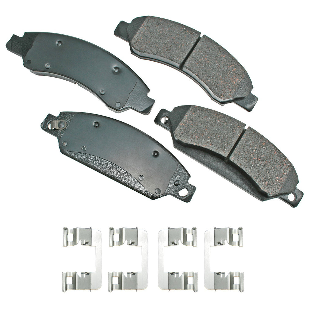 AKEBONO BRAKE CORPORATION ACT1092 ProACT Ultra-Premium Bra ke Pads - Front